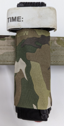 Belt Mounted Elastic Tourniquet/TQ Holder VERTICAL